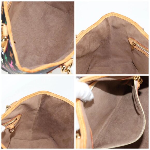 LOUIS VUITTON Monogram Multicolor Annie MM Bag Black LV Auth - Picture 16 of 16
